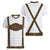 Germany Trachten Lederhose Inspired Women V-Neck T-Shirt Washed Brown