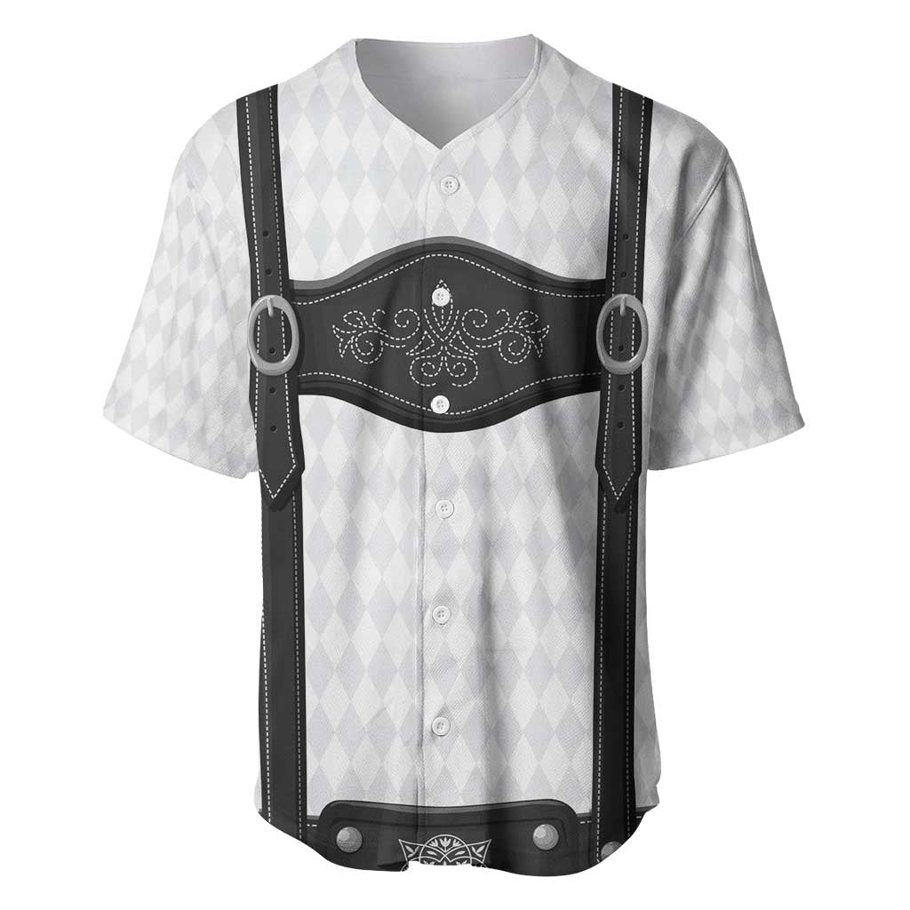 Germany Trachten Lederhose Inspired Baseball Jersey Sable Black