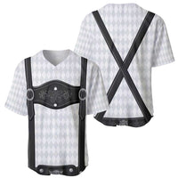 Germany Trachten Lederhose Inspired Baseball Jersey Sable Black