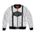 Germany Trachten Lederhose Inspired Bomber Jacket Sable Black