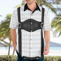 Germany Trachten Lederhose Inspired Hawaiian Shirt Sable Black