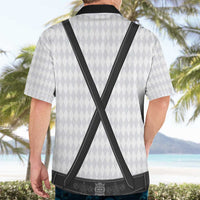 Germany Trachten Lederhose Inspired Hawaiian Shirt Sable Black
