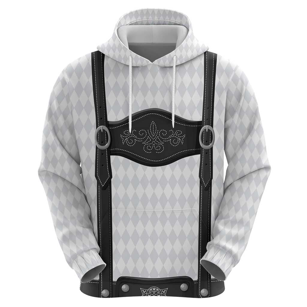 Germany Trachten Lederhose Inspired Hoodie Sable Black