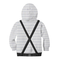 Germany Trachten Lederhose Inspired Kid Hoodie Sable Black