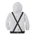 Germany Trachten Lederhose Inspired Kid Hoodie Sable Black