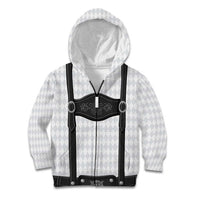 Germany Trachten Lederhose Inspired Kid Hoodie Sable Black