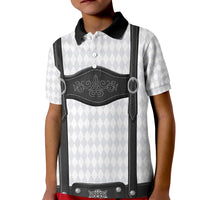 Germany Trachten Lederhose Inspired Kid Polo Shirt Sable Black