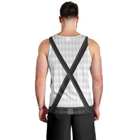 Germany Trachten Lederhose Inspired Men Tank Top Sable Black