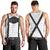 Germany Trachten Lederhose Inspired Men Tank Top Sable Black
