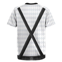 Germany Trachten Lederhose Inspired Rugby Jersey Sable Black
