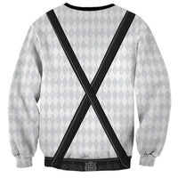 Germany Trachten Lederhose Inspired Sweatshirt Sable Black