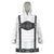 Germany Trachten Lederhose Inspired Wearable Blanket Hoodie Sable Black