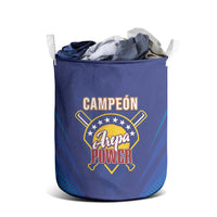 Venezuela Baseball Campeon Laundry Basket Arepa Powers