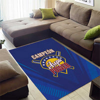 Venezuela Baseball Campeon Area Rug Arepa Powers