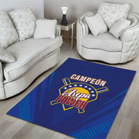 Venezuela Baseball Campeon Area Rug Arepa Powers