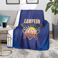 Venezuela Baseball Campeon Blanket Arepa Powers