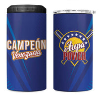 Venezuela Baseball Campeon 4 in 1 Can Cooler Tumbler Arepa Powers