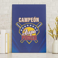 Venezuela Baseball Campeon Canvas Wall Art Arepa Powers