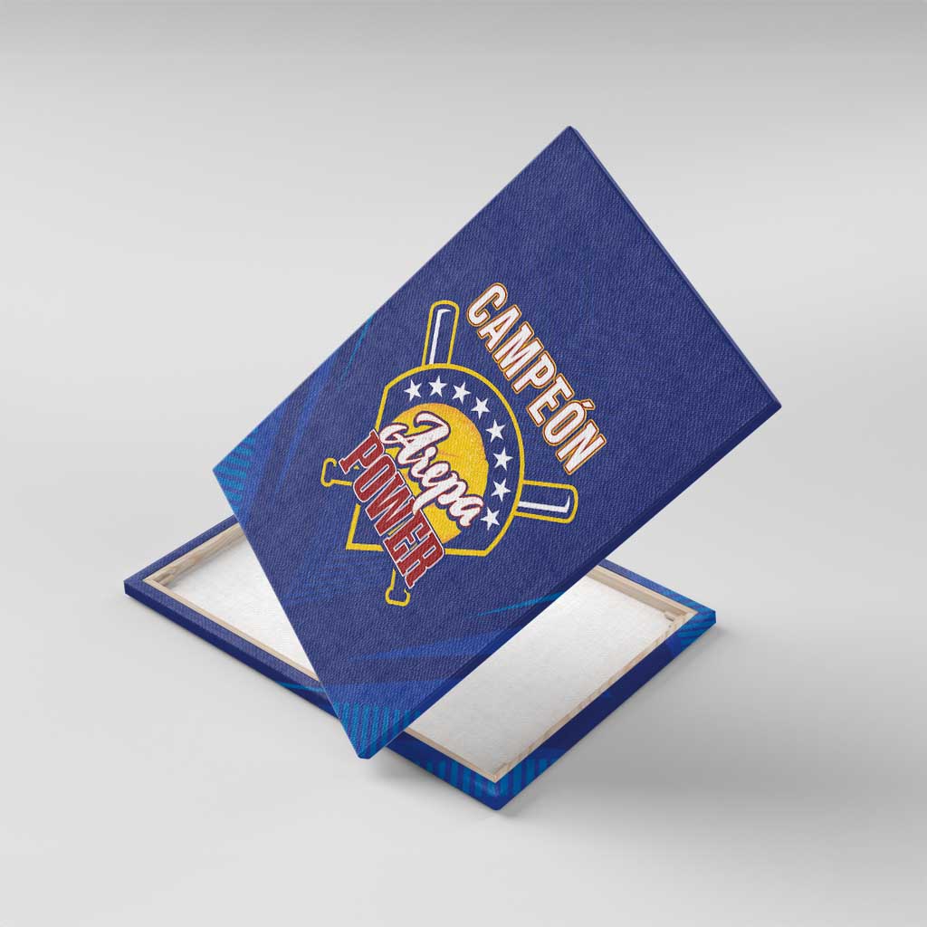 Venezuela Baseball Campeon Canvas Wall Art Arepa Powers