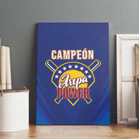 Venezuela Baseball Campeon Canvas Wall Art Arepa Powers