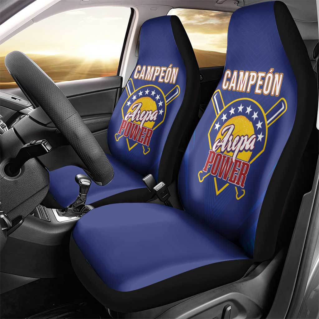 Venezuela Baseball Campeon Car Seat Cover Arepa Powers