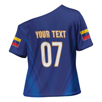 Venezuela Baseball Campeon Custom Cross Shoulder Shirt Arepa Powers