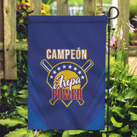 Venezuela Baseball Campeon Garden Flag Arepa Powers