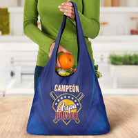 Venezuela Baseball Campeon Grocery Bag Arepa Powers