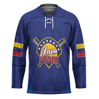 Venezuela Baseball Campeon Custom Hockey Jersey Arepa Powers