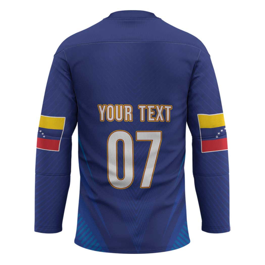 Venezuela Baseball Campeon Custom Hockey Jersey Arepa Powers