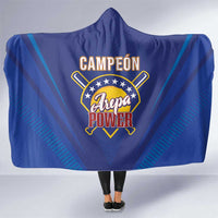 Venezuela Baseball Campeon Hooded Blanket Arepa Powers