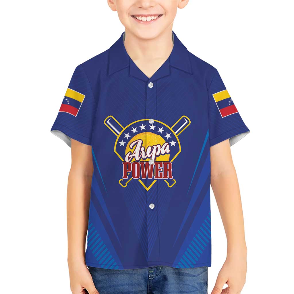 Venezuela Baseball Campeon Custom Kid Hawaiian Shirt Arepa Powers