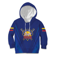 Venezuela Baseball Campeon Custom Kid Hoodie Arepa Powers