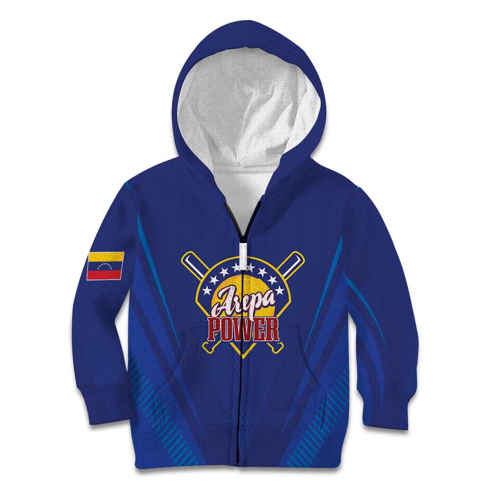 Venezuela Baseball Campeon Custom Kid Hoodie Arepa Powers