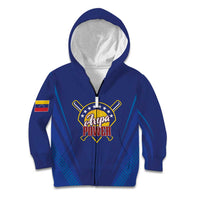 Venezuela Baseball Campeon Custom Kid Hoodie Arepa Powers
