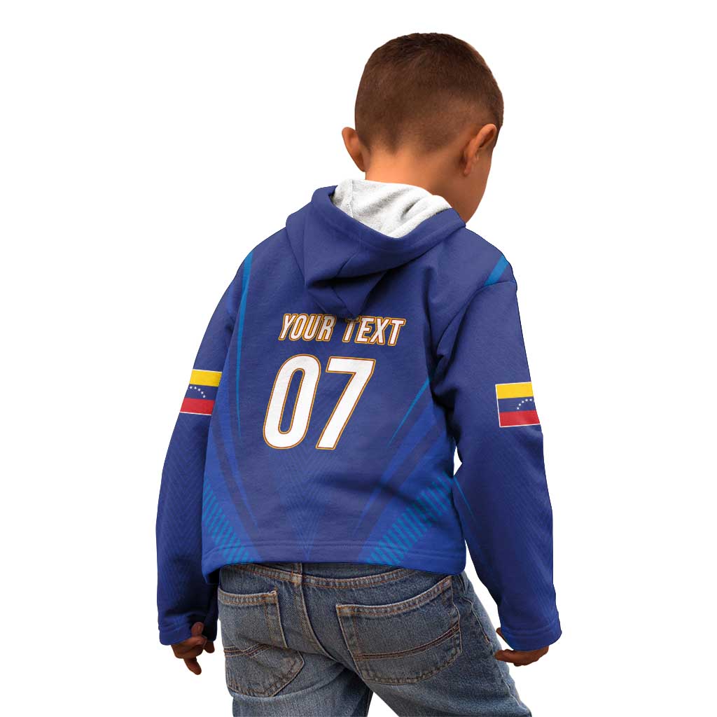 Venezuela Baseball Campeon Custom Kid Hoodie Arepa Powers