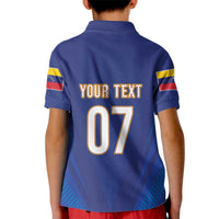 Venezuela Baseball Campeon Custom Kid Polo Shirt Arepa Powers