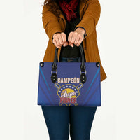 Venezuela Baseball Campeon Leather Bag Arepa Powers