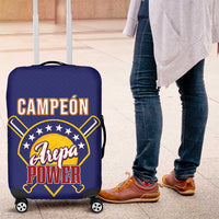 Venezuela Baseball Campeon Luggage Cover Arepa Powers