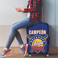 Venezuela Baseball Campeon Luggage Cover Arepa Powers