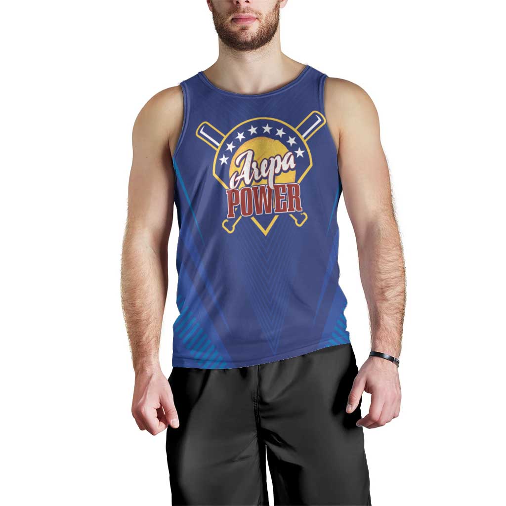 Venezuela Baseball Campeon Custom Men Tank Top Arepa Powers