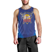 Venezuela Baseball Campeon Custom Men Tank Top Arepa Powers