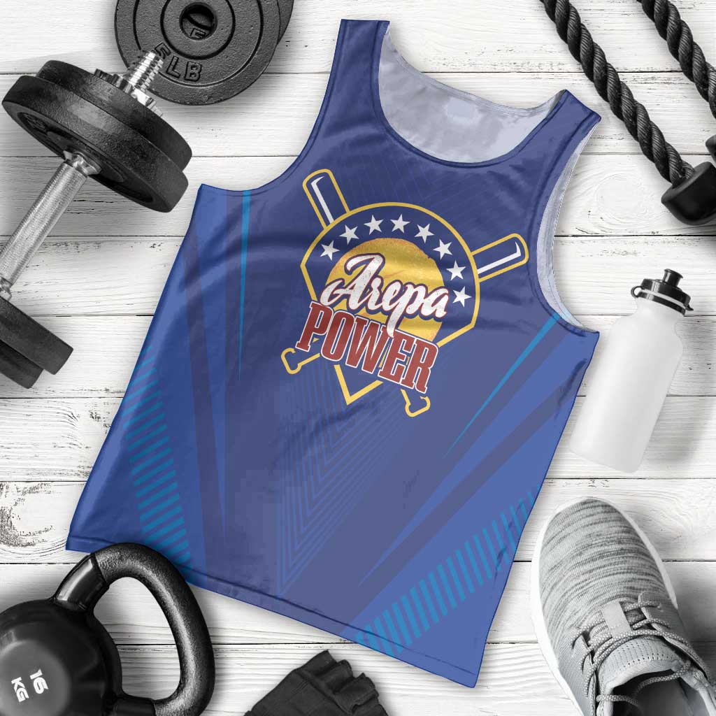 Venezuela Baseball Campeon Custom Men Tank Top Arepa Powers