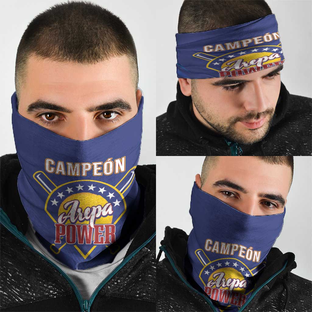 Venezuela Baseball Campeon Neck Gaiter Arepa Powers