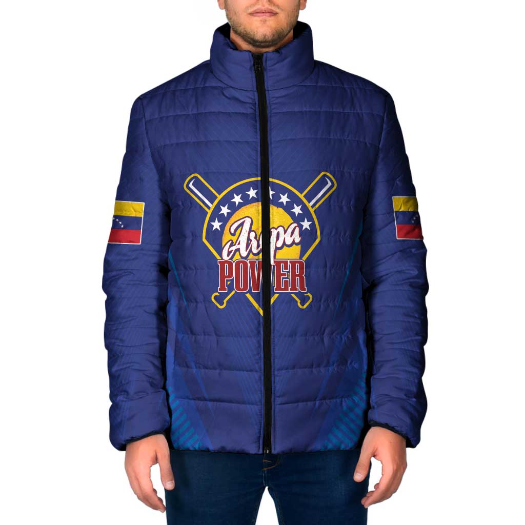 Venezuela Baseball Campeon Custom Padded Jacket Arepa Powers