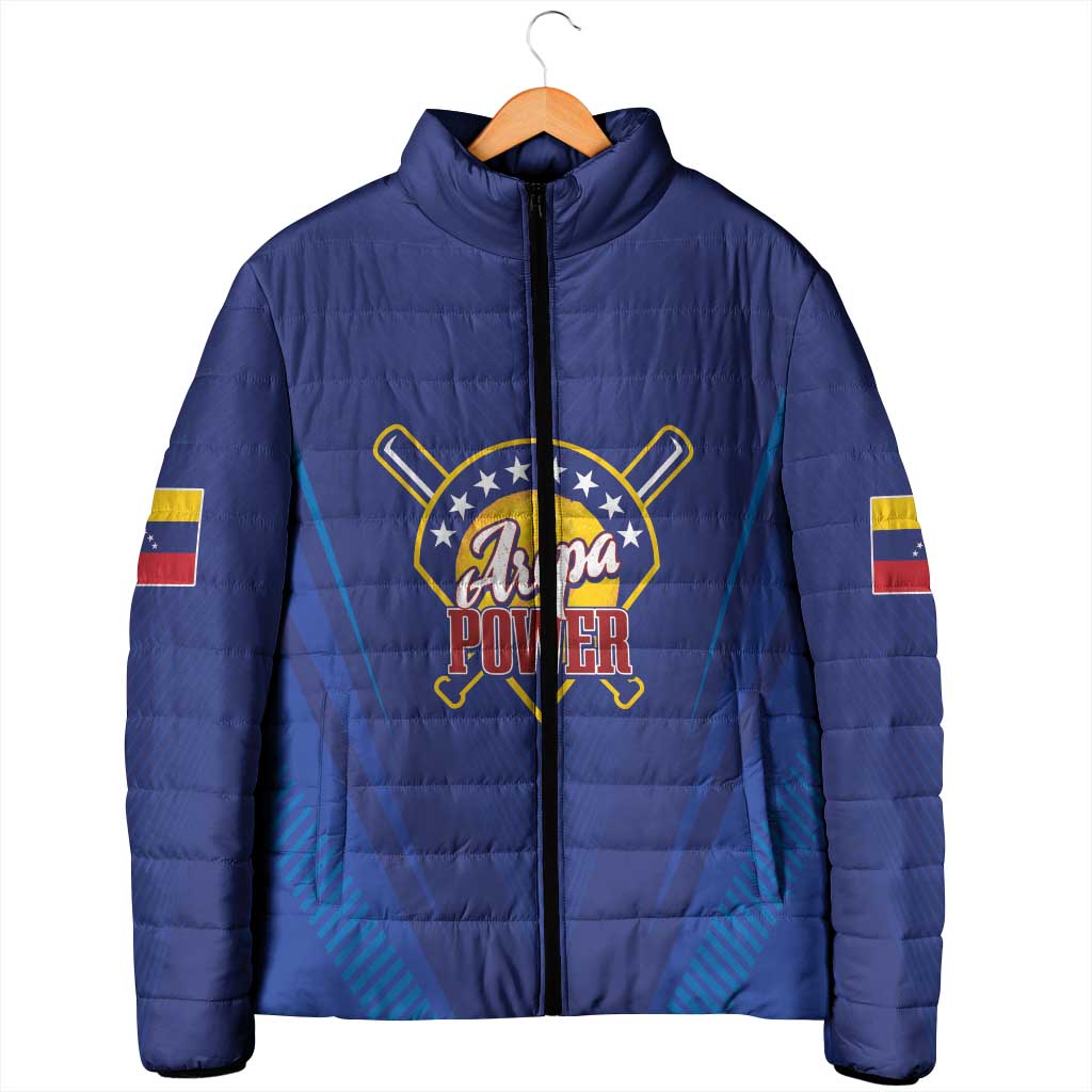 Venezuela Baseball Campeon Custom Padded Jacket Arepa Powers
