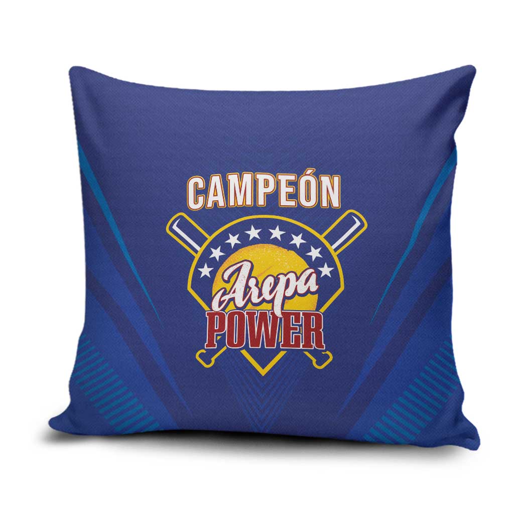 Venezuela Baseball Campeon Pillow Cover Arepa Powers