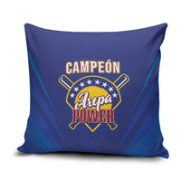 Venezuela Baseball Campeon Pillow Cover Arepa Powers