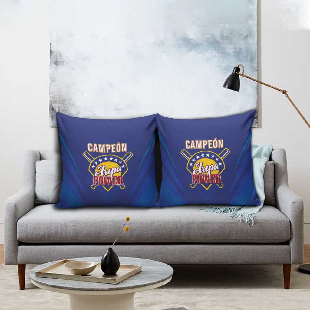 Venezuela Baseball Campeon Pillow Cover Arepa Powers
