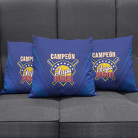 Venezuela Baseball Campeon Pillow Cover Arepa Powers
